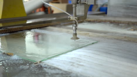 Waterjet-glass-cutting-by-CNC-program