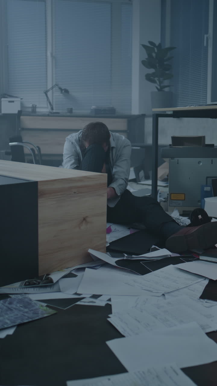 Stressed Office Worker