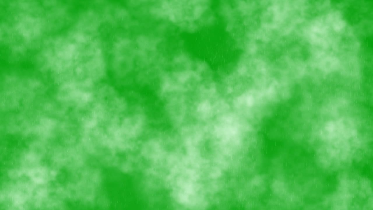 la niebla cae en la pantalla verde gráficos de movimiento