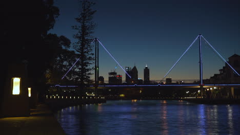 perth ciudad centro río timelapse puesta de sol por taylor brant película