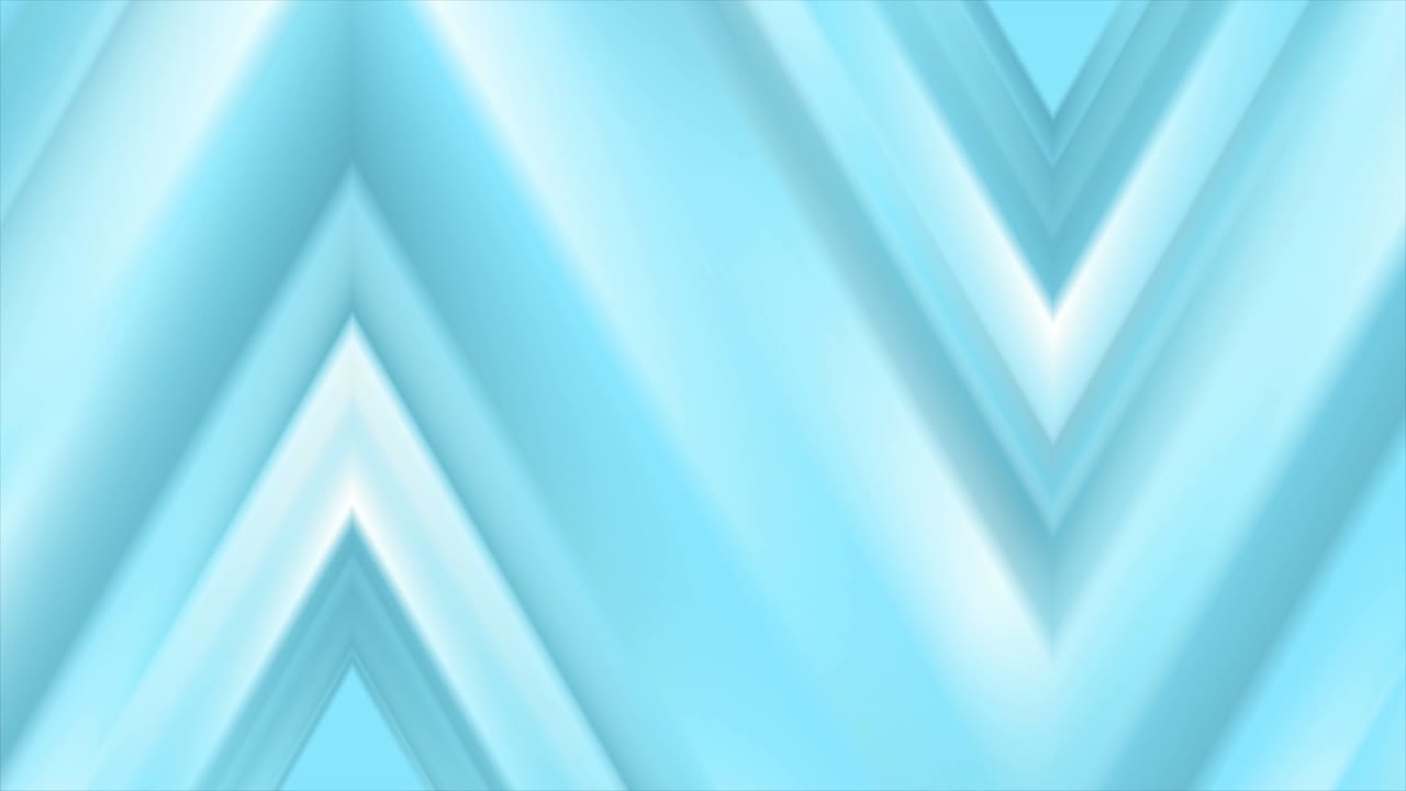Sfondo animato astratto tecnologico con triangoli levigati blu brillante