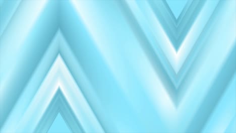 azul brillante triángulos lisos tecnología abstracta fondo de movimiento