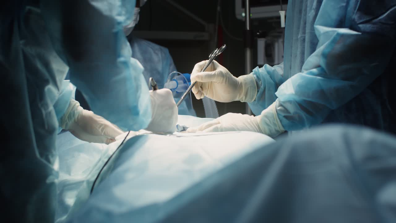 operación quirúrgica en curso