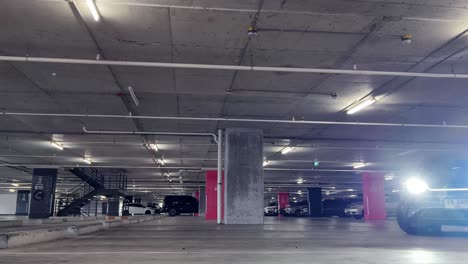 underground parking garage