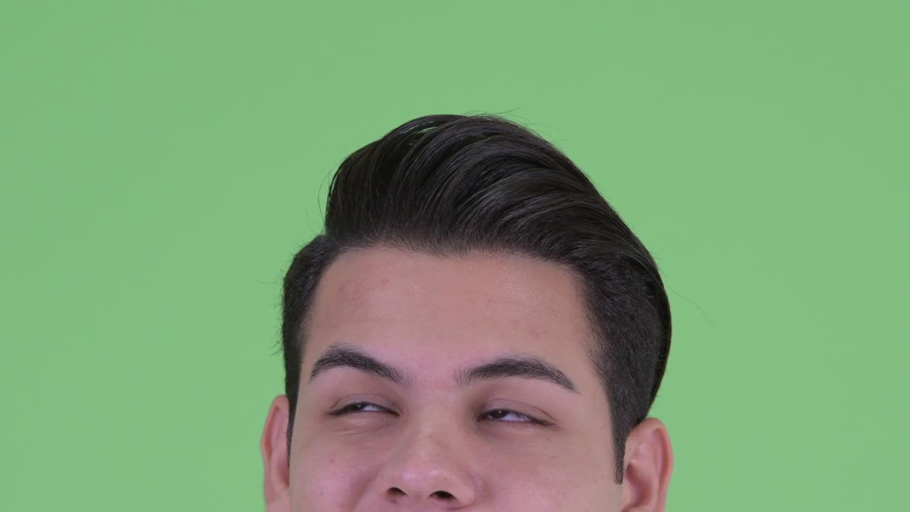 젊은 잘생긴 다민족 남자