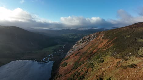 lough dan, wicklow, ireland