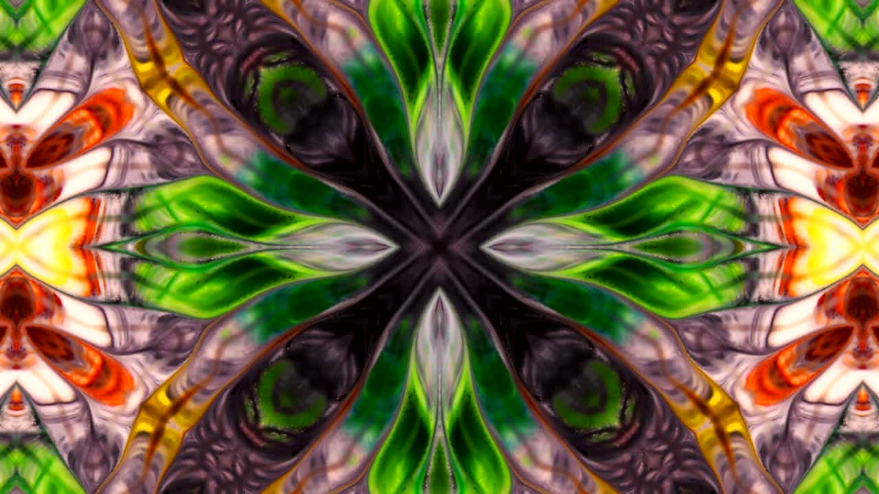movimiento de fondo de kaleidoscopio abstractamente colorido