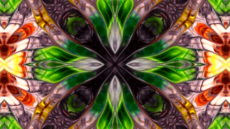 movimiento de fondo de kaleidoscopio abstractamente colorido