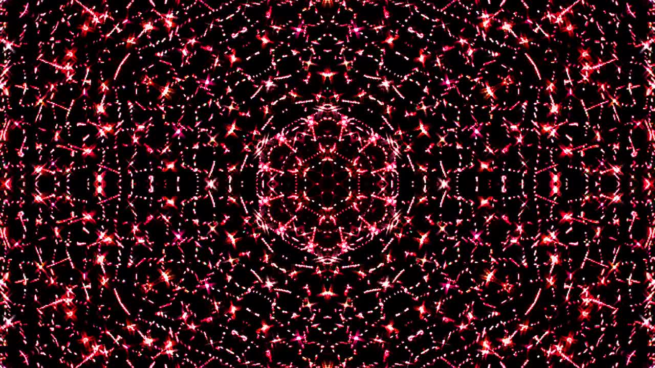 Beautiful abstract kaleidoscope that shines, a radiant light that regulates the subtle movements