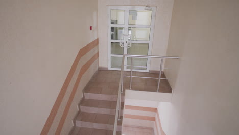 modern building staircase and landing