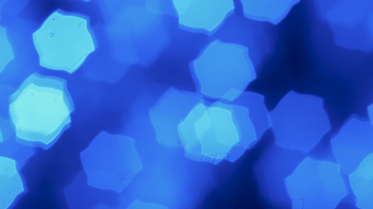 별 모양의 파란색 보케 렌즈, 오래된 수동 렌즈; 보케의 특이한 모양, 별 보케.