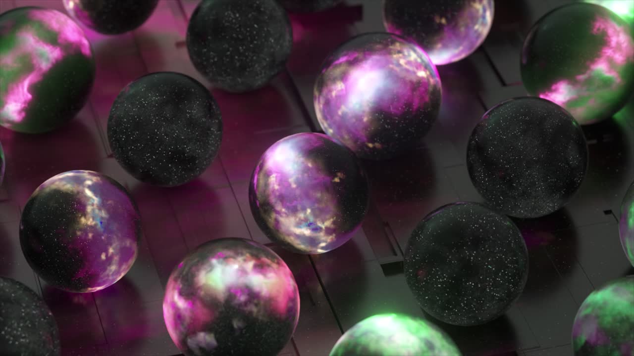 추상적인 우주 구체