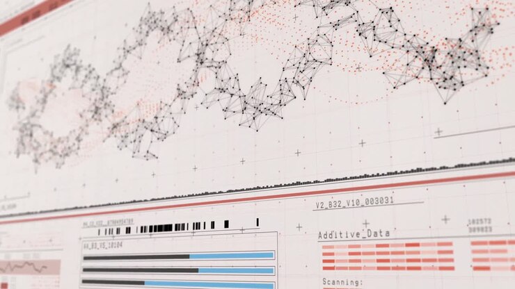 Digital generated dna structure