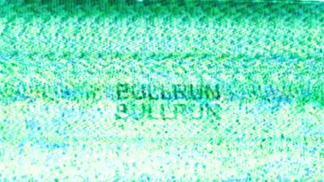 la textura de bullrun el patrón de ruido del fallo analógico. animación