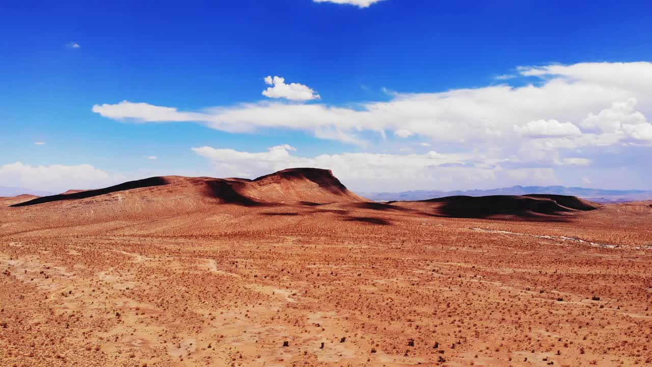 Big sky panorama in the Nevada high desert just west of Las Vegas Nevada