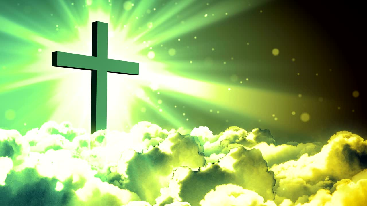 배 구름 십자가