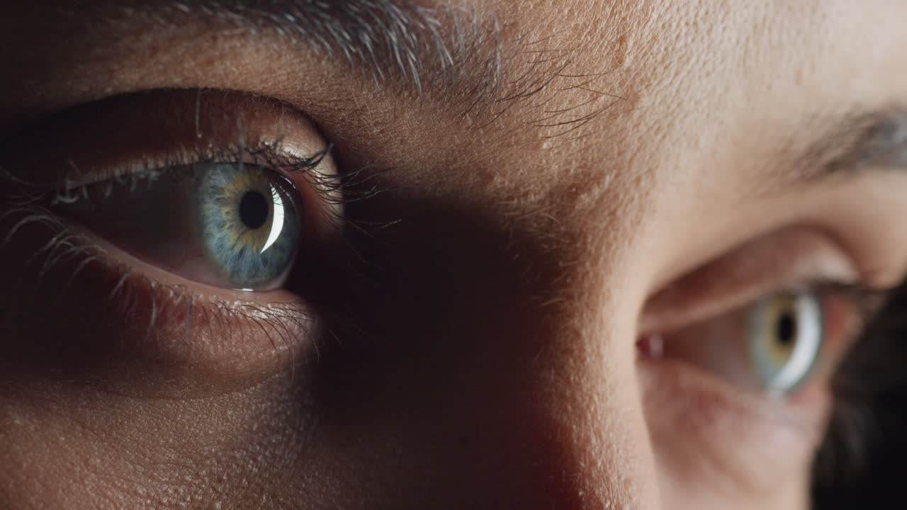 cierra los ojos macro abriendo la belleza humana natural