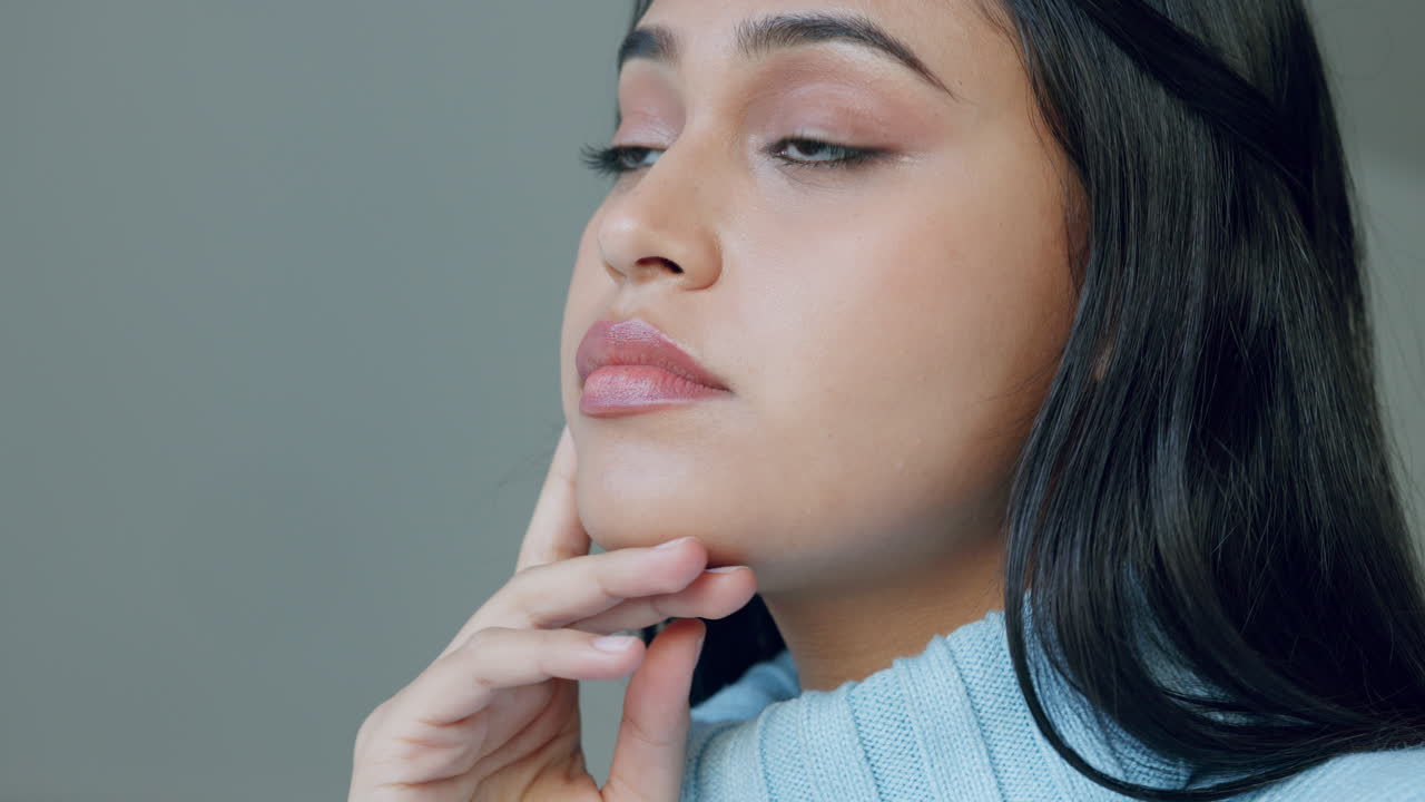 depresión, pensamiento y triste mujer sufriendo