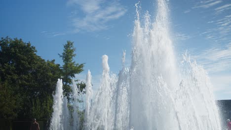 fountain near amalienborg copenhagen, denmark