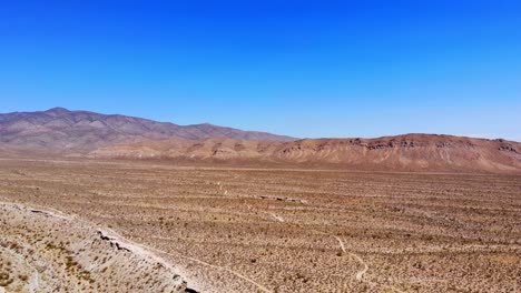 southwest aerial panorama with highway 157 to mt charleston nevada