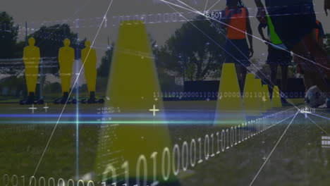 Animación-De-Codificación-Binaria-Y-Procesamiento-De-Datos-Sobre-Jugadores-De-Fútbol.