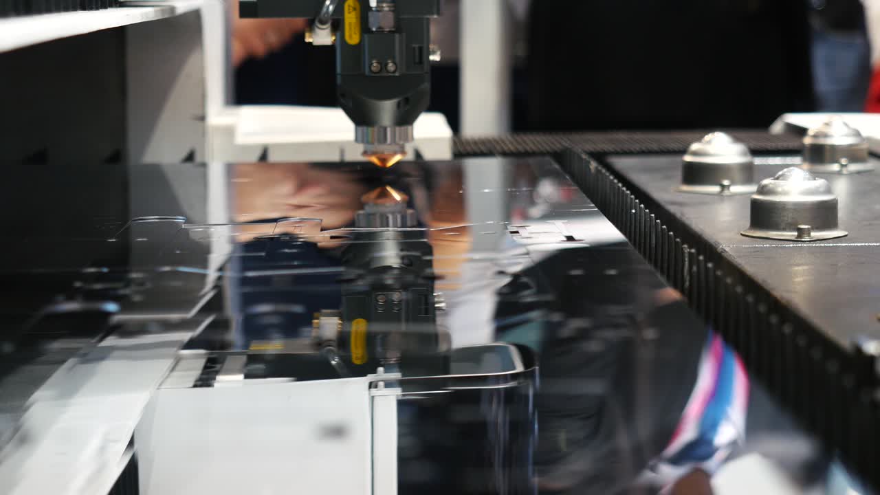 Laser Cutting Machine in Action