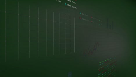 Animation-Der-Statistischen-Und-Börsendatenverarbeitung-Vor-Grauem-Hintergrund-Mit-Farbverlauf