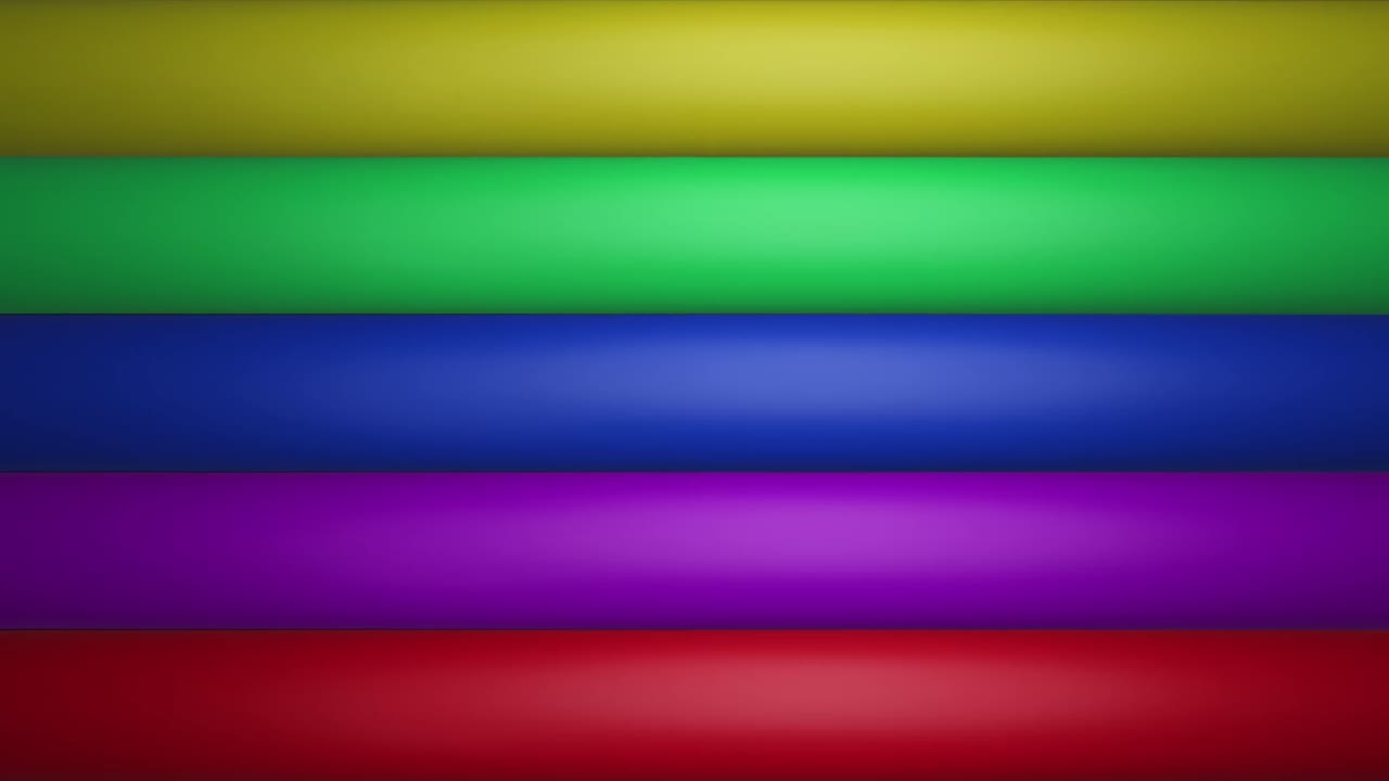 animación de rayas y colores del arco iris que se mueven en un bucle sin costuras