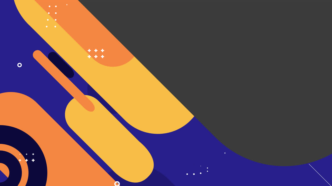 Abstract Geometric Background with Colorful Shapes