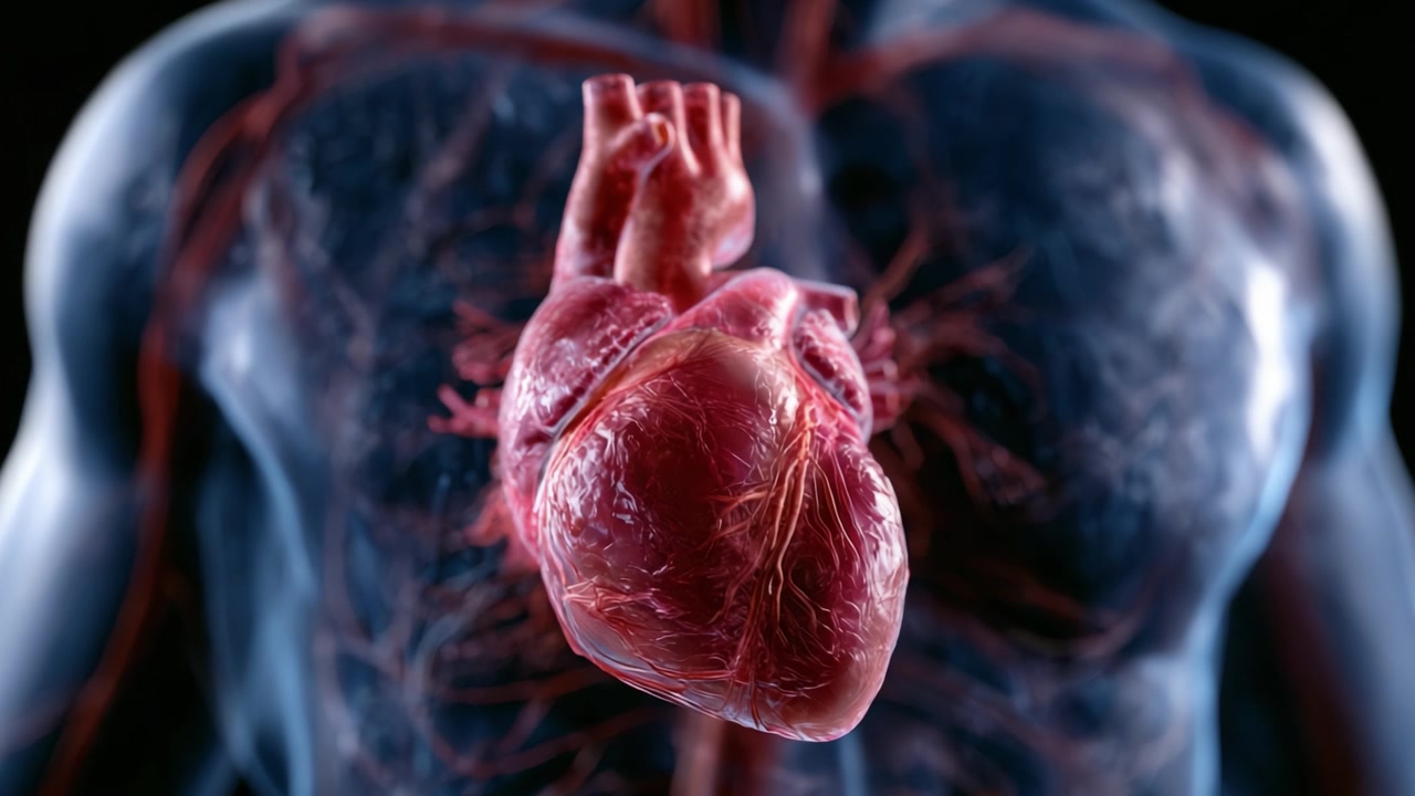 An In-Depth Exploration of the Human Heart: Structure, Function, and Significance within the Circulatory System Revealed in Stunning Digital Imagery