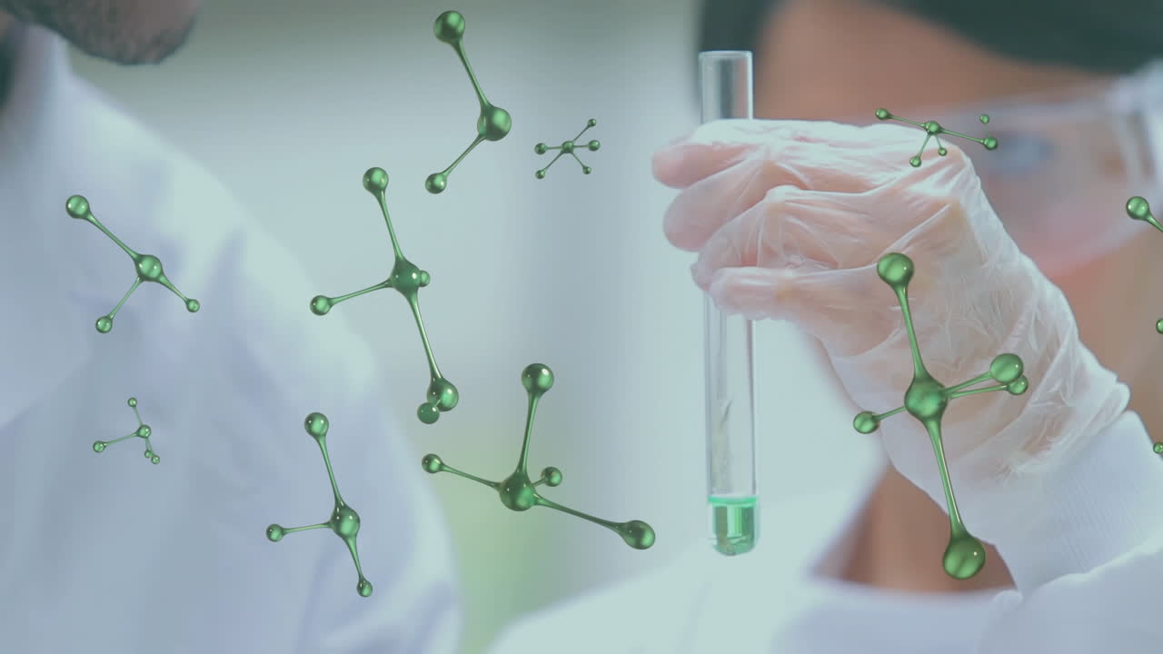 formas abstractas en 3d en movimiento