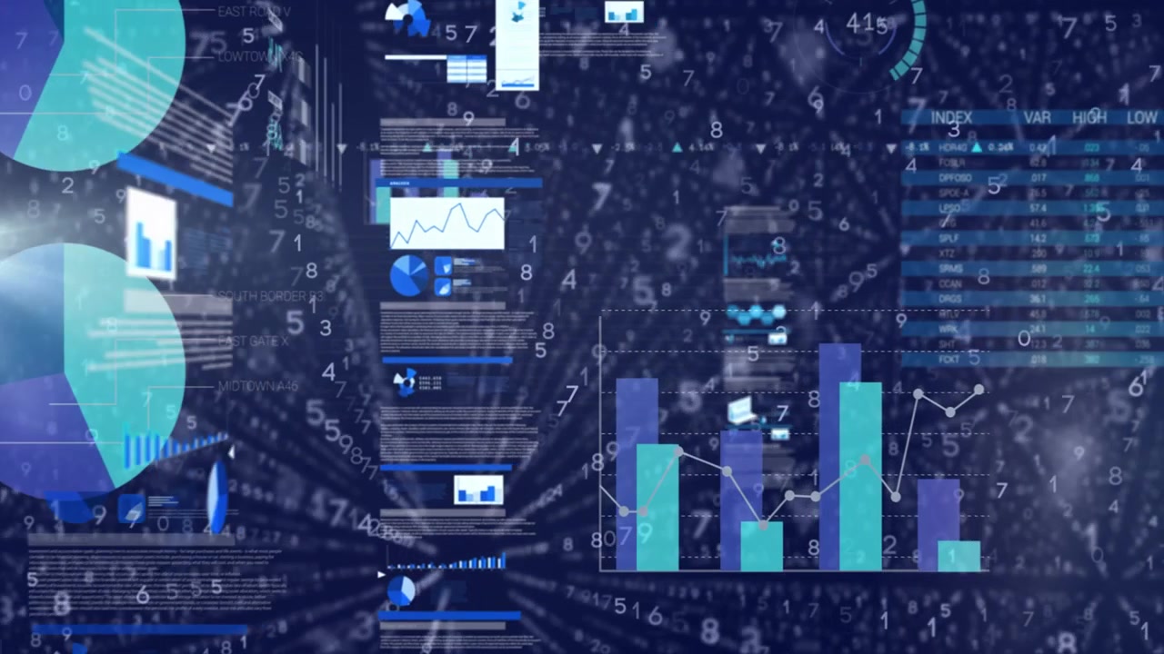 Digital Data Visualization and Financial Analytics Dashboard