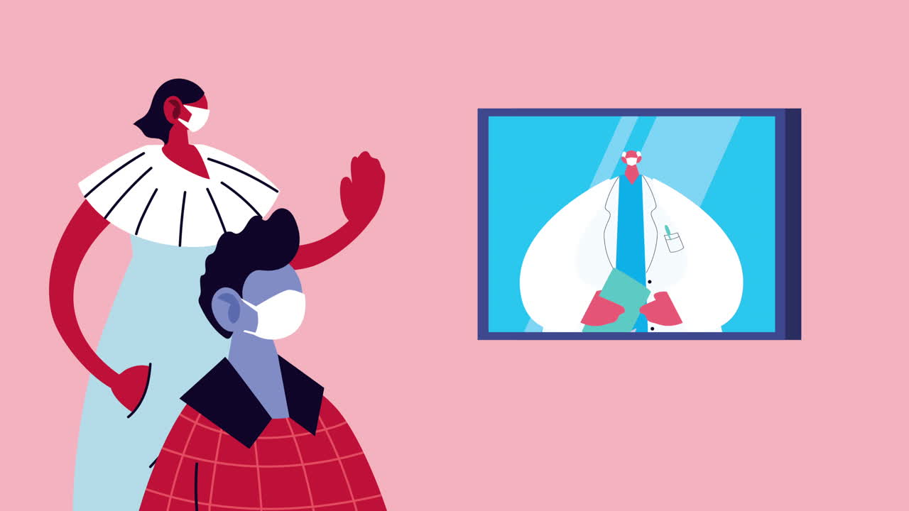 pareja de personas que usan máscaras médicas para covid-19 con pulmones humanos