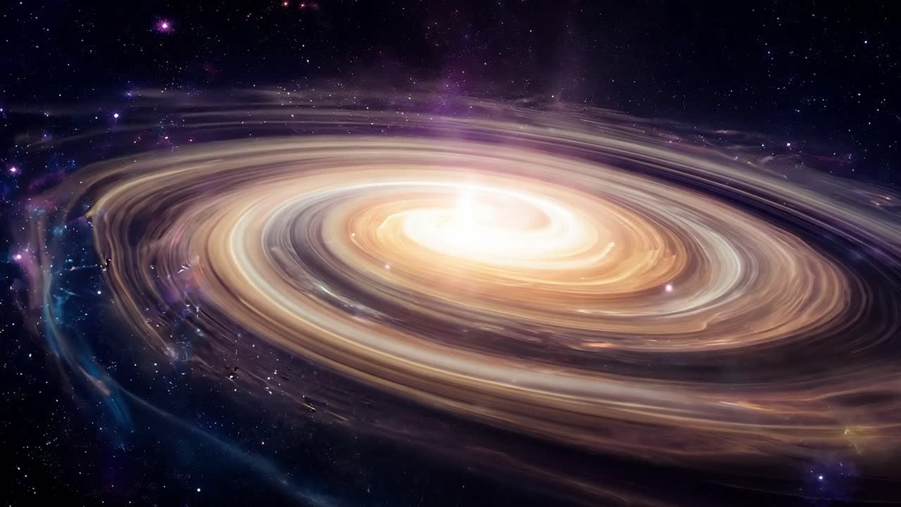 galaxia espiral en el espacio