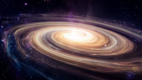 spiral galaxy in space