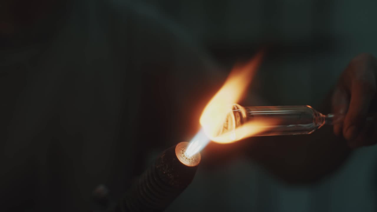 Glassblowing with Flame