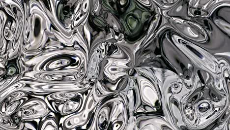 silver abstract wave background, seamless loop.