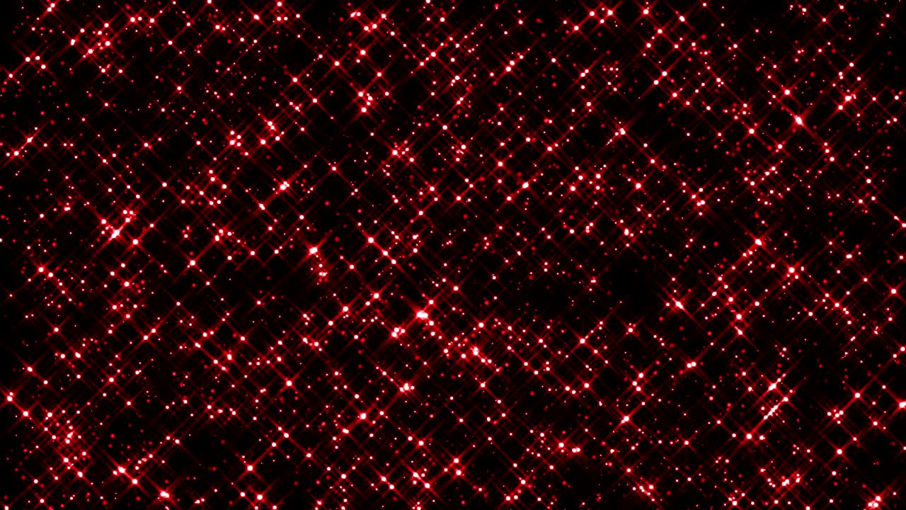 4k partículas rojas brillantes. superposición en bucle