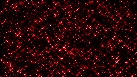 4k partículas rojas brillantes. superposición en bucle