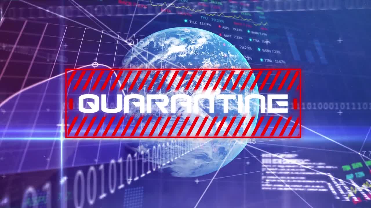 통계 데이터 처리에 대한 회전하는 지구 위의 격리 텍스트