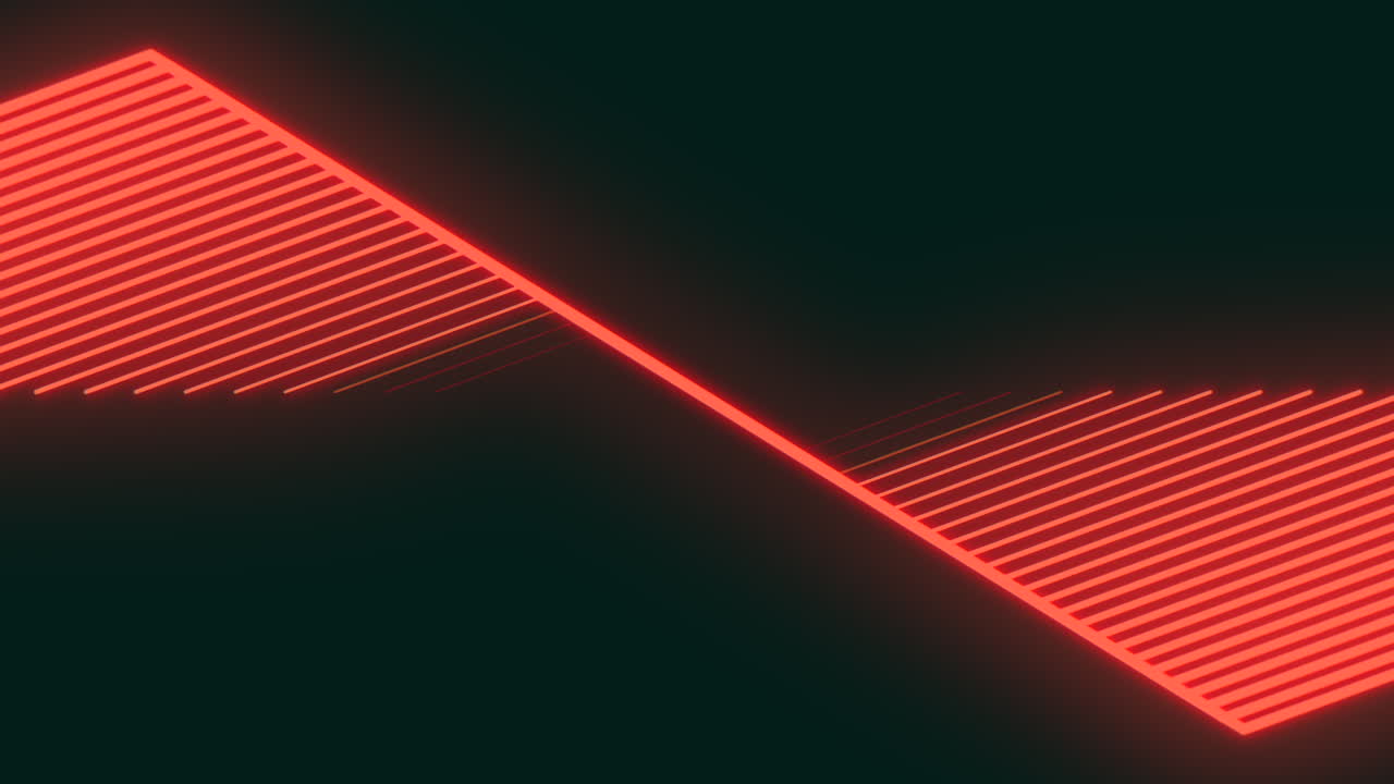 어두운 배경에 깨하고 현대적인 선을 가진 역동적인 은 파형