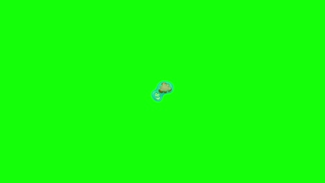 a playful virus character explodes into fragments and reassembles, set against changing backgrounds