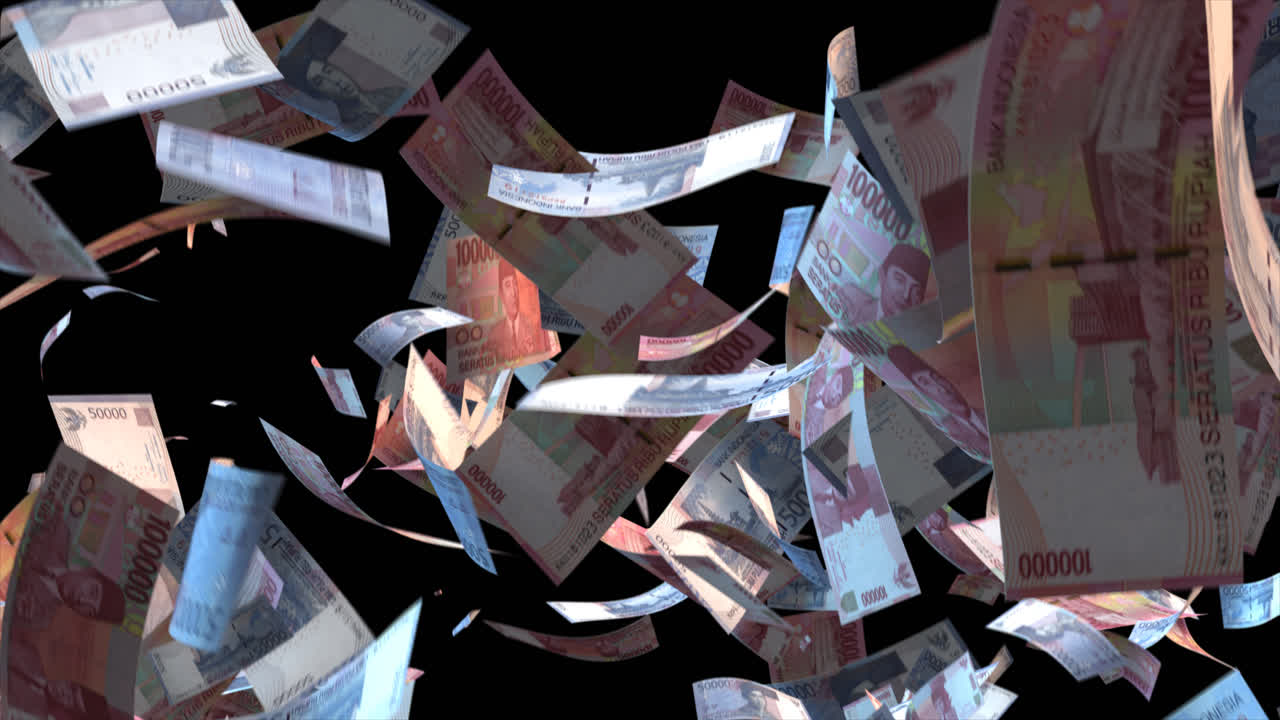 인도네시아 루피아의 하락