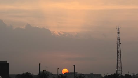 doha city sunset