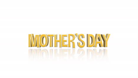 vibrant floating letters celebrating mothers day