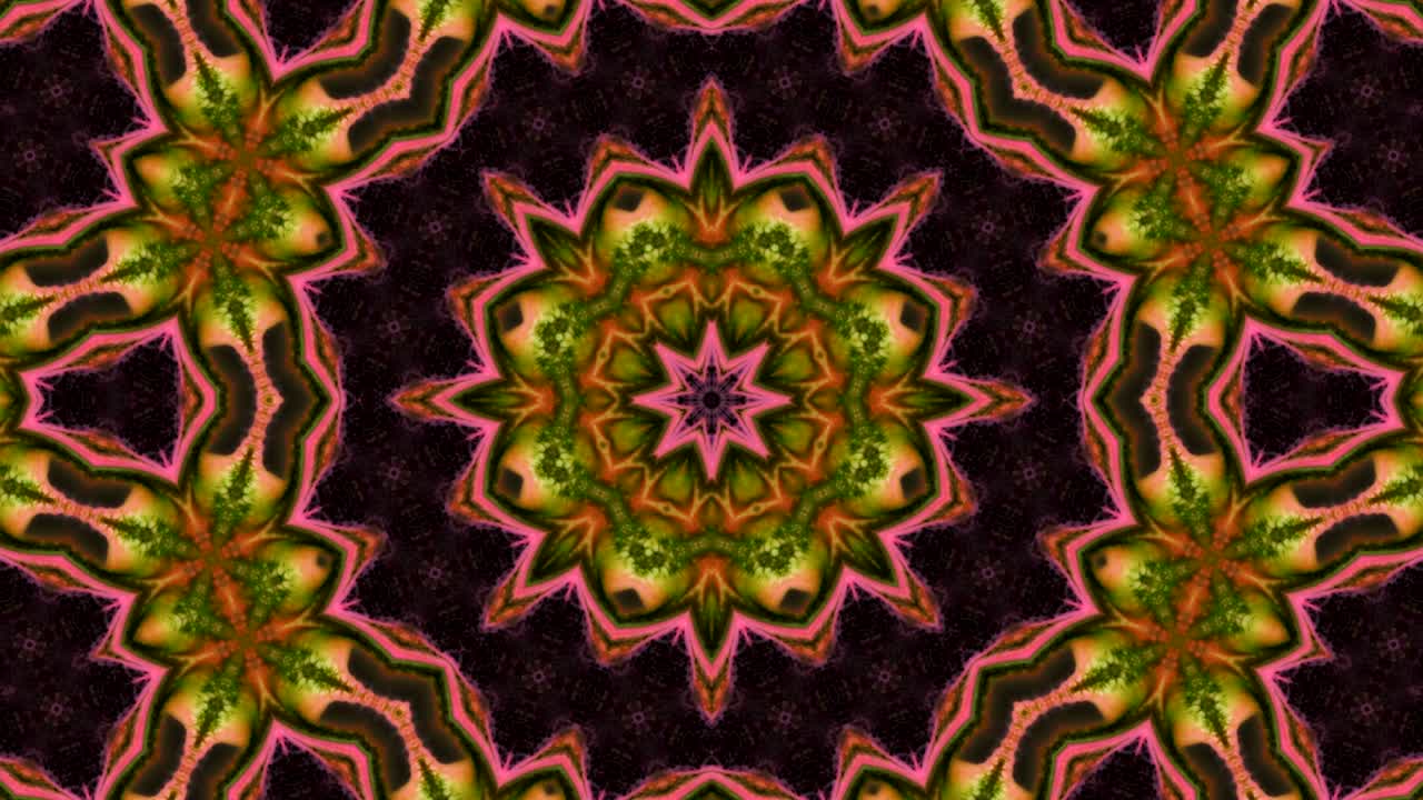 Movimento astratto di sfondo caleidoscopico colorato