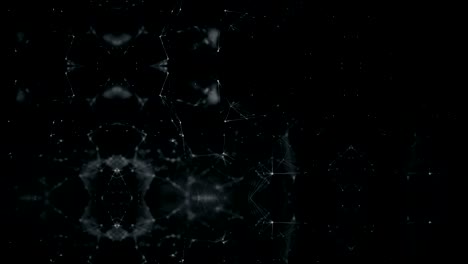 el fondo de partículas abstractas