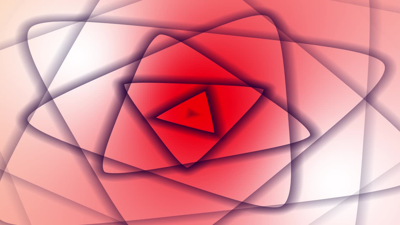 abstracto rojo y blanco colorido fondo triángulo.4k círculo fondo geométrico