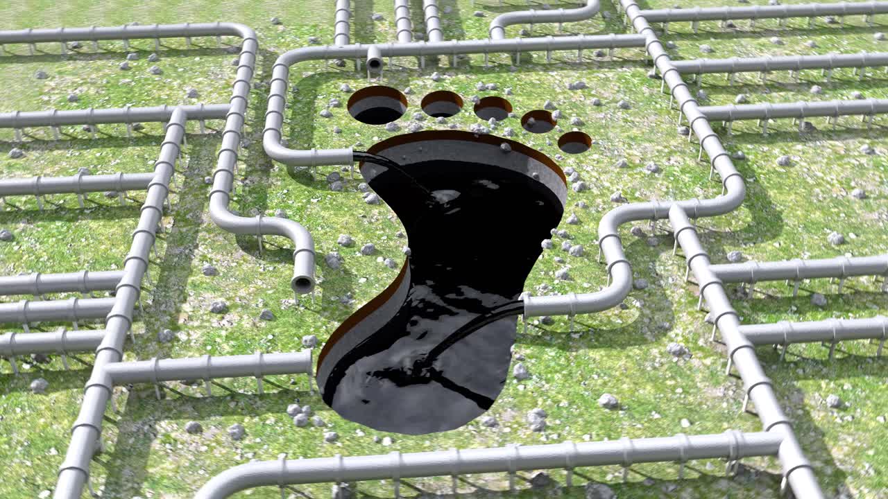 탄소 발자국 석유 파이프 라인 발자국 기후 변화