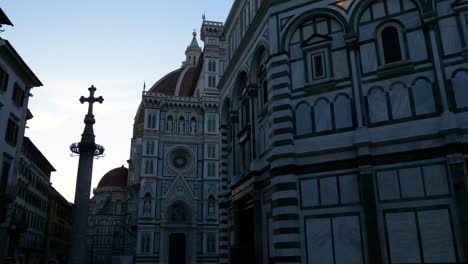 santa maria del fiore cathedral, in the morning, florence, italy